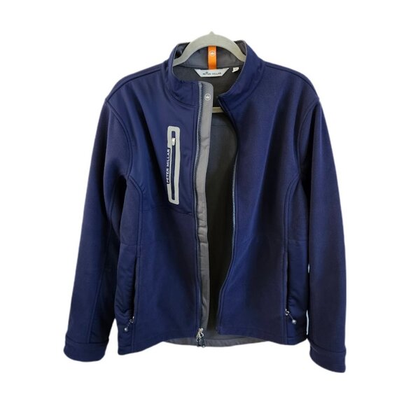 Peter Millar Thermal Block Microfleece Jacket Navy M - Picture 5 of 14